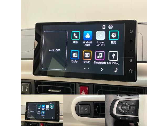 ムーヴキャンバスストライプスＧ　９型ディスプレイオーディオ　両側パワスラ衝突被害軽減ブレーキ　コーナーセンサー　９型ディスプレイオーディオ　フルセグ　Ｂｌｕｅｔｏｏｔｈ　ＵＳＢ　バックカメラ　両側電動スライドドア　前席シートヒーター　ＬＥＤ　ワイヤレス充電器　エコアイドル（滋賀県）の中古車