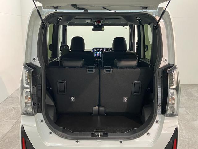 タントカスタムＸ　９型ディスプレイオーディオ　届出済未使用車衝突被害軽減ブレーキ　コーナーセンサー　９型ディスプレイオーディオ　フルセグ　Ｂｌｕｅｔｏｏｔｈ　ＵＳＢ　バックカメラ　両側電動スライドドア　前席シートヒーター　ＬＥＤ　スマートキー　エコアイドル（滋賀県）の中古車