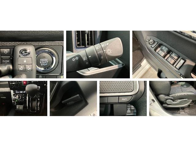 タントカスタムＸ　９型ディスプレイオーディオ　届出済未使用車衝突被害軽減ブレーキ　コーナーセンサー　９型ディスプレイオーディオ　フルセグ　Ｂｌｕｅｔｏｏｔｈ　ＵＳＢ　バックカメラ　両側電動スライドドア　前席シートヒーター　ＬＥＤ　スマートキー　エコアイドル（滋賀県）の中古車