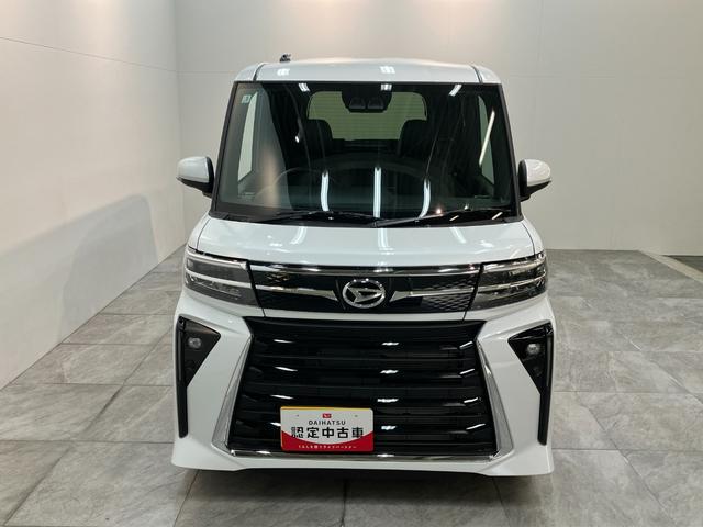 タントカスタムＸ　９型ディスプレイオーディオ　届出済未使用車衝突被害軽減ブレーキ　コーナーセンサー　９型ディスプレイオーディオ　フルセグ　Ｂｌｕｅｔｏｏｔｈ　ＵＳＢ　バックカメラ　両側電動スライドドア　前席シートヒーター　ＬＥＤ　スマートキー　エコアイドル（滋賀県）の中古車