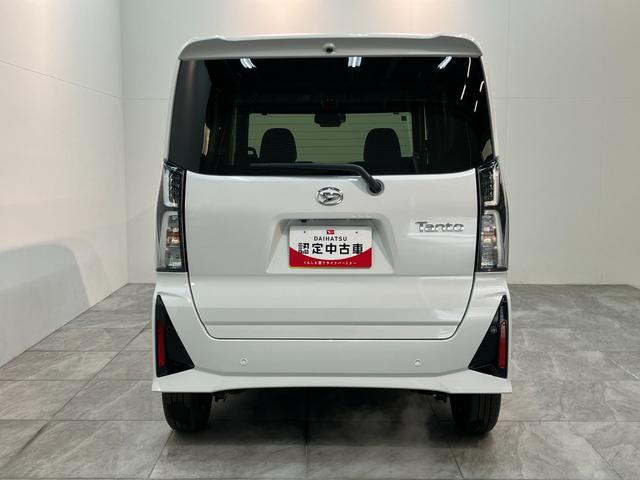 タントカスタムＸ　９型ディスプレイオーディオ　届出済未使用車衝突被害軽減ブレーキ　コーナーセンサー　９型ディスプレイオーディオ　フルセグ　Ｂｌｕｅｔｏｏｔｈ　ＵＳＢ　バックカメラ　両側電動スライドドア　前席シートヒーター　ＬＥＤ　スマートキー　エコアイドル（滋賀県）の中古車