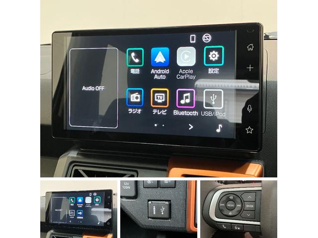 タフトG 9型ディスプレイオーディオ クルコン 届出済未使用車衝突被害軽減ブレーキ コーナーセンサー 9型ディスプレイオーディオ フルセグ バックカメラ Bluetooth USB 前席シートヒーター LED オートライト レーダークルコン オートエアコン(滋賀県)の中古車