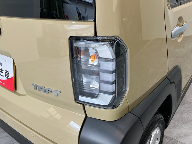 タフトG 9型ディスプレイオーディオ クルコン 届出済未使用車衝突被害軽減ブレーキ コーナーセンサー 9型ディスプレイオーディオ フルセグ バックカメラ Bluetooth USB 前席シートヒーター LED オートライト レーダークルコン オートエアコン(滋賀県)の中古車