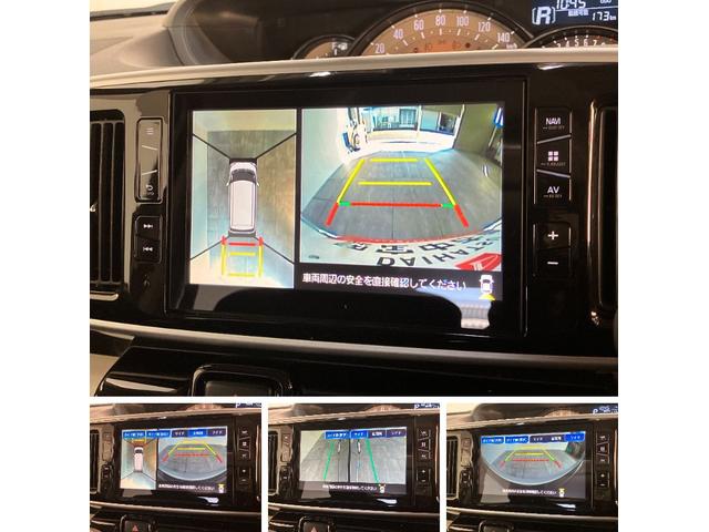 ムーヴキャンバスＧメイクアップＳＡ３　８型ナビ　パノラマカメラ　ドラレコ衝突被害軽減ブレーキ　８型フルセグナビ　パノラマカメラ　ＤＶＤ再生　Ｂｌｕｅｔｏｏｔｈ　ＵＳＢ　ドラレコ　ＥＴＣ　両側電動スライドドア　ＬＥＤヘッドライト　オートライト　オートエアコン　エコアイドル（滋賀県）の中古車