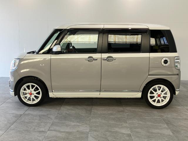 ムーヴキャンバスＧメイクアップＳＡ３　８型ナビ　パノラマカメラ　ドラレコ衝突被害軽減ブレーキ　８型フルセグナビ　パノラマカメラ　ＤＶＤ再生　Ｂｌｕｅｔｏｏｔｈ　ＵＳＢ　ドラレコ　ＥＴＣ　両側電動スライドドア　ＬＥＤヘッドライト　オートライト　オートエアコン　エコアイドル（滋賀県）の中古車