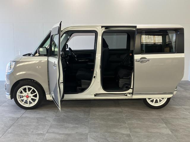 ムーヴキャンバスＧメイクアップＳＡ３　８型ナビ　パノラマカメラ　ドラレコ衝突被害軽減ブレーキ　８型フルセグナビ　パノラマカメラ　ＤＶＤ再生　Ｂｌｕｅｔｏｏｔｈ　ＵＳＢ　ドラレコ　ＥＴＣ　両側電動スライドドア　ＬＥＤヘッドライト　オートライト　オートエアコン　エコアイドル（滋賀県）の中古車