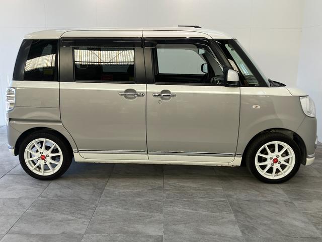 ムーヴキャンバスＧメイクアップＳＡ３　８型ナビ　パノラマカメラ　ドラレコ衝突被害軽減ブレーキ　８型フルセグナビ　パノラマカメラ　ＤＶＤ再生　Ｂｌｕｅｔｏｏｔｈ　ＵＳＢ　ドラレコ　ＥＴＣ　両側電動スライドドア　ＬＥＤヘッドライト　オートライト　オートエアコン　エコアイドル（滋賀県）の中古車