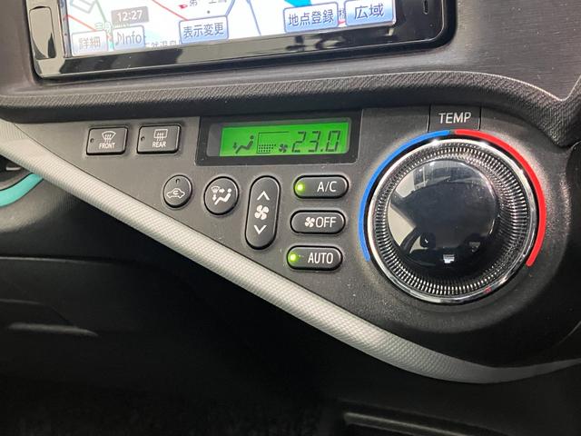 アクアＳ　ワンセグナビ　バックカメラ　スマートキー　車検整備付ワンセグナビ　バックカメラ　Ｂｌｕｅｔｏｏｔｈ　オートエアコン　オートライト　電動格納式ミラー　スマートキー　マニュアルレベリング　スマートキー（滋賀県）の中古車