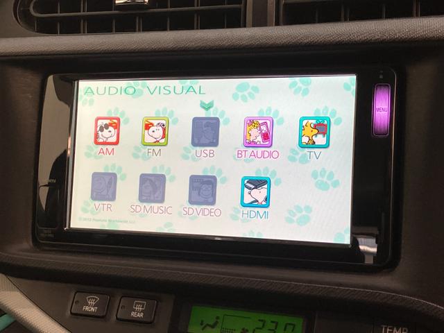 アクアＳ　ワンセグナビ　バックカメラ　スマートキー　車検整備付ワンセグナビ　バックカメラ　Ｂｌｕｅｔｏｏｔｈ　オートエアコン　オートライト　電動格納式ミラー　スマートキー　マニュアルレベリング　スマートキー（滋賀県）の中古車