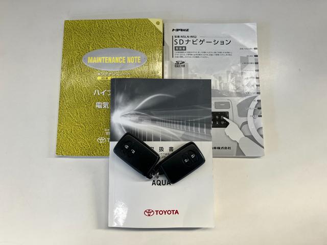 アクアＳ　ワンセグナビ　バックカメラ　スマートキー　車検整備付ワンセグナビ　バックカメラ　Ｂｌｕｅｔｏｏｔｈ　オートエアコン　オートライト　電動格納式ミラー　スマートキー　マニュアルレベリング　スマートキー（滋賀県）の中古車