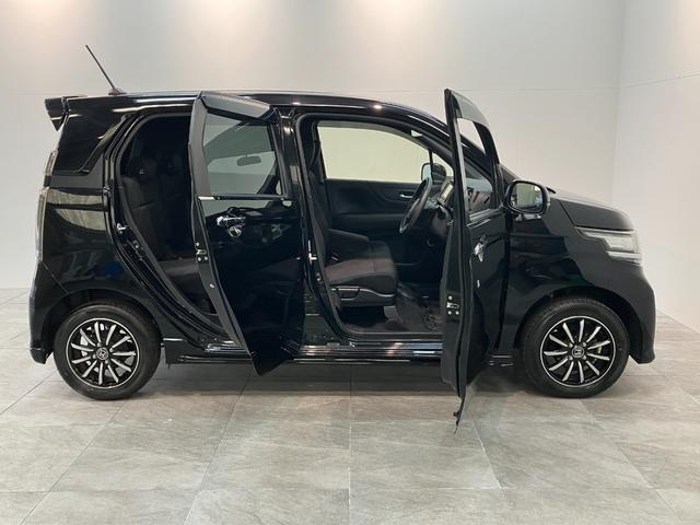 Ｎ−ＷＧＮカスタムＧ　４ＷＤ　ワンセグナビ　バックカメラ　ＨＩＤ　車検整備付ワンセグナビ　バックカメラ　ＤＶＤ再生　Ｂｌｕｅｔｏｏｔｈ　前後ドラレコ　ＥＴＣ　ＨＩＤ　オートライト　オートエアコン　シートヒーター　スマートキー　電格ミラー　フルタイム４ＷＤ　タイヤ４本新品交換済（滋賀県）の中古車