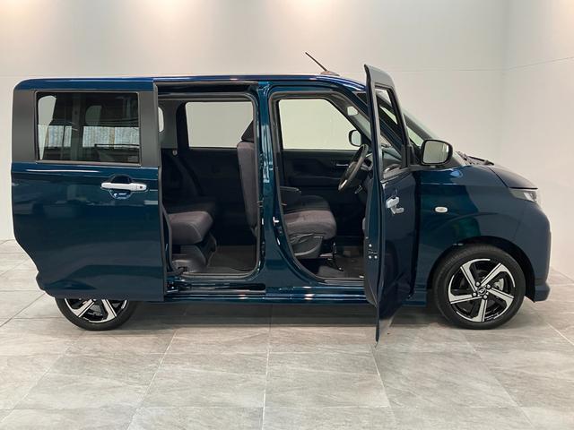 ムーヴＲＳ　フルセグナビ　バックカメラ　レーダークルコン衝突被害軽減ブレーキ　コーナーセンサー　フルセグナビ　バックカメラ　Ｂｌｕｅｔｏｏｔｈ　ＵＳＢ　ＤＶＤ再生　両側電動スライドドア　ＬＥＤ　クルーズコントロール　電動パーキングブレーキ　エコアイドル（滋賀県）の中古車