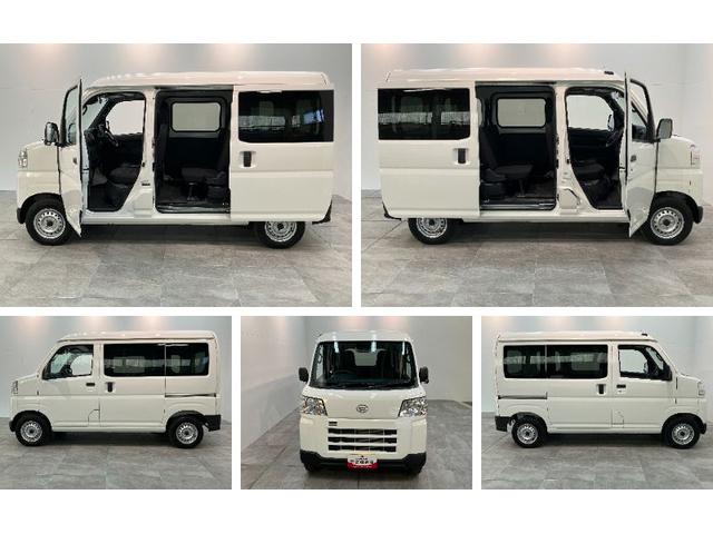 ハイゼットカーゴＤＸ　４ＷＤ　キーレス　パワーウインドウ　走行２千キロ台衝突被害軽減ブレーキ　スマアシ　コーナーセンサー　前席パワーウインドウ　ＡＭ／ＦＭステレオ　両側スライドドア　パートタイム４ＷＤ　オートライト　マニュアルレベリング（滋賀県）の中古車