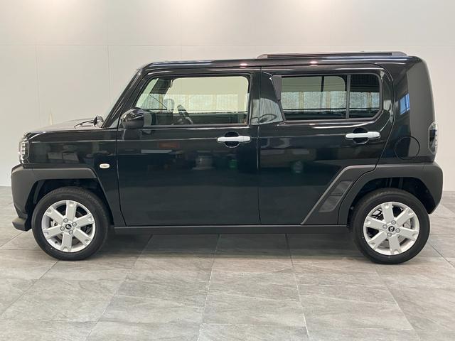 タフトＧ　前席シートヒーター　クルーズコントロール　届出済未使用車衝突被害軽減ブレーキ　コーナーセンサー　バックカメラ（ナビ装着時用）　前席シートヒーター　電動パーキング　ＬＥＤ　オートライト　オートエアコン　スマートキー　レーダークルーズコントロール（滋賀県）の中古車