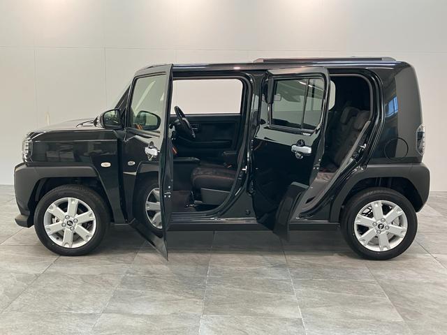 タフトＧ　前席シートヒーター　クルーズコントロール　届出済未使用車衝突被害軽減ブレーキ　コーナーセンサー　バックカメラ（ナビ装着時用）　前席シートヒーター　電動パーキング　ＬＥＤ　オートライト　オートエアコン　スマートキー　レーダークルーズコントロール（滋賀県）の中古車