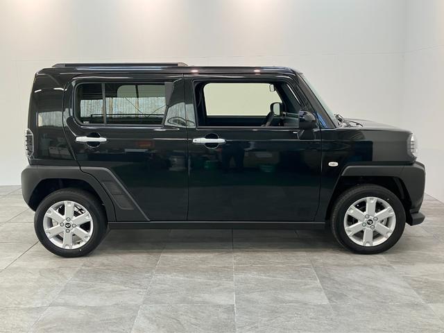 タフトＧ　前席シートヒーター　クルーズコントロール　届出済未使用車衝突被害軽減ブレーキ　コーナーセンサー　バックカメラ（ナビ装着時用）　前席シートヒーター　電動パーキング　ＬＥＤ　オートライト　オートエアコン　スマートキー　レーダークルーズコントロール（滋賀県）の中古車