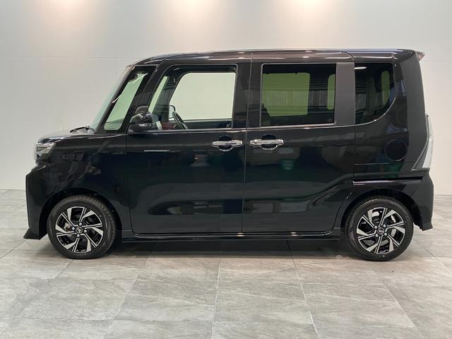 タントカスタムＸ　９型ディスプレイオーディオ　　届出済未使用車衝突被害軽減ブレーキ　コーナーセンサー　９型ディスプレイオーディオ　フルセグ　Ｂｌｕｅｔｏｏｔｈ　ＵＳＢ　バックカメラ　両側電動スライドドア　前席シートヒーター　ＬＥＤ　スマートキー　エコアイドル（滋賀県）の中古車