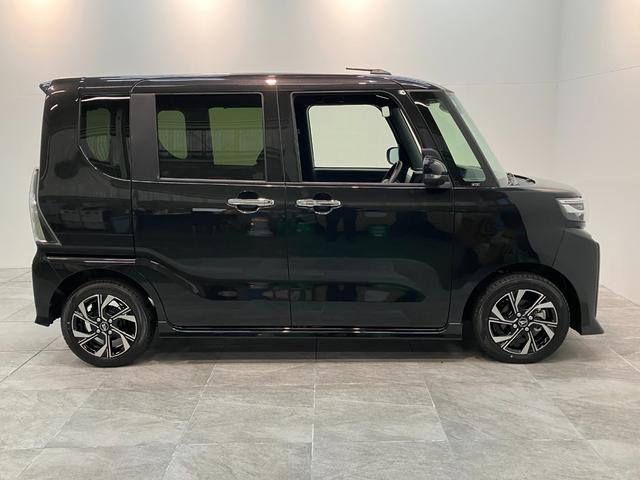 タントカスタムＸ　９型ディスプレイオーディオ　　届出済未使用車衝突被害軽減ブレーキ　コーナーセンサー　９型ディスプレイオーディオ　フルセグ　Ｂｌｕｅｔｏｏｔｈ　ＵＳＢ　バックカメラ　両側電動スライドドア　前席シートヒーター　ＬＥＤ　スマートキー　エコアイドル（滋賀県）の中古車