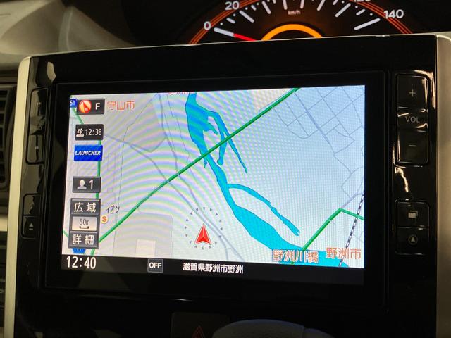 タントX 8型ナビ 左側電動スライドドア ETC 車検整備付衝突被害軽減ブレーキ フルセグナビ Bluetooth DVD再生 USB 左側電動スライドドア シートヒーター オートライト オートエアコン スマートキー 電格ミラー エコアイドル(滋賀県)の中古車