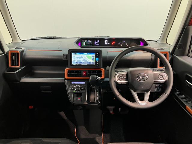 タントファンクロスターボ フルセグナビ Pカメラ レーダークルコン衝突被害軽減ブレーキ コーナーセンサー フルセグナビ Bluetooth DVD USB パノラマカメラ ETC 両側電動スライドドア 前席シートヒーター レーダークルコン LED オートライト(滋賀県)の中古車