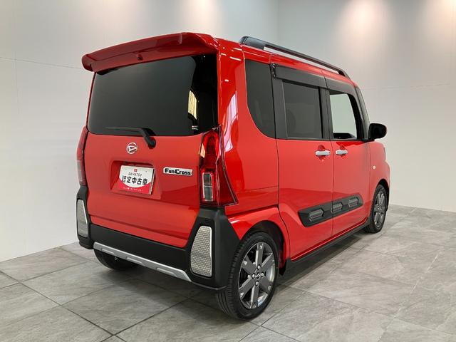 タントファンクロスターボ フルセグナビ Pカメラ レーダークルコン衝突被害軽減ブレーキ コーナーセンサー フルセグナビ Bluetooth DVD USB パノラマカメラ ETC 両側電動スライドドア 前席シートヒーター レーダークルコン LED オートライト(滋賀県)の中古車