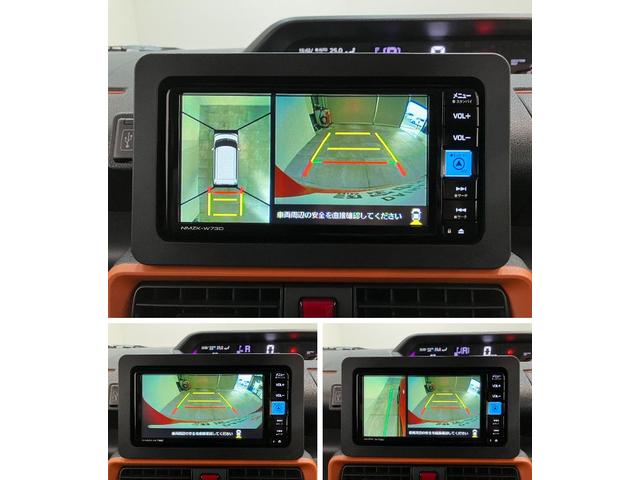 タントファンクロスターボ フルセグナビ Pカメラ レーダークルコン衝突被害軽減ブレーキ コーナーセンサー フルセグナビ Bluetooth DVD USB パノラマカメラ ETC 両側電動スライドドア 前席シートヒーター レーダークルコン LED オートライト(滋賀県)の中古車