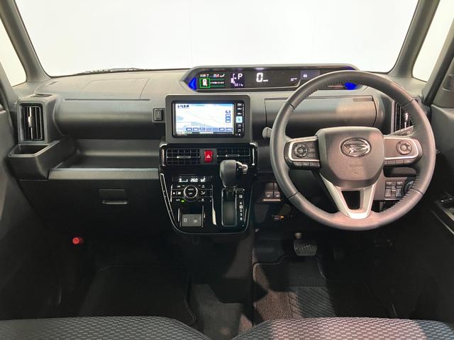 タントカスタムＲＳ　フルセグナビ　パノラマカメラ　レーダークルコン衝突被害軽減ブレーキ　フルセグナビ　Ｂｌｕｅｔｏｏｔｈ　ＤＶＤ　ＵＳＢ　パノラマカメラ　ＥＴＣ　両側電動スライドドア　前席シートヒーター　ＬＥＤ　レーダークルーズコントロール　エコアイドル（滋賀県）の中古車