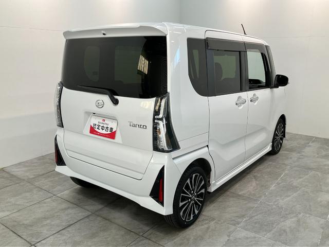 タントカスタムＲＳ　フルセグナビ　パノラマカメラ　レーダークルコン衝突被害軽減ブレーキ　フルセグナビ　Ｂｌｕｅｔｏｏｔｈ　ＤＶＤ　ＵＳＢ　パノラマカメラ　ＥＴＣ　両側電動スライドドア　前席シートヒーター　ＬＥＤ　レーダークルーズコントロール　エコアイドル（滋賀県）の中古車