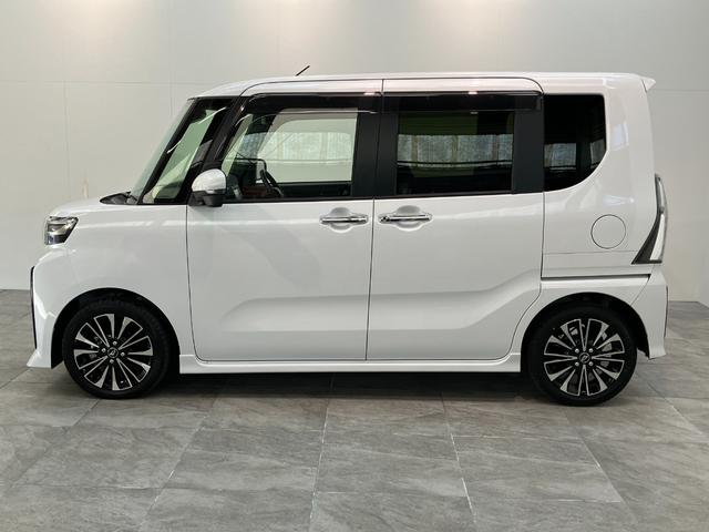 タントカスタムＲＳ　フルセグナビ　パノラマカメラ　レーダークルコン衝突被害軽減ブレーキ　フルセグナビ　Ｂｌｕｅｔｏｏｔｈ　ＤＶＤ　ＵＳＢ　パノラマカメラ　ＥＴＣ　両側電動スライドドア　前席シートヒーター　ＬＥＤ　レーダークルーズコントロール　エコアイドル（滋賀県）の中古車