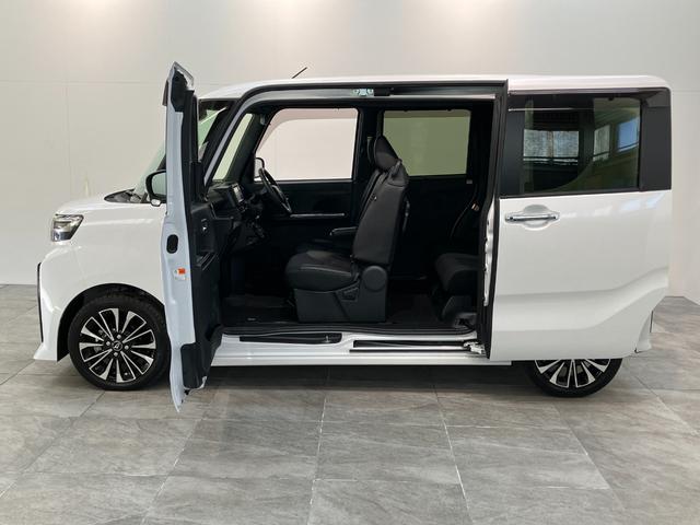 タントカスタムＲＳ　フルセグナビ　パノラマカメラ　レーダークルコン衝突被害軽減ブレーキ　フルセグナビ　Ｂｌｕｅｔｏｏｔｈ　ＤＶＤ　ＵＳＢ　パノラマカメラ　ＥＴＣ　両側電動スライドドア　前席シートヒーター　ＬＥＤ　レーダークルーズコントロール　エコアイドル（滋賀県）の中古車