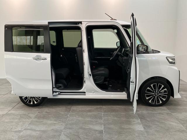 タントカスタムＲＳ　フルセグナビ　パノラマカメラ　レーダークルコン衝突被害軽減ブレーキ　フルセグナビ　Ｂｌｕｅｔｏｏｔｈ　ＤＶＤ　ＵＳＢ　パノラマカメラ　ＥＴＣ　両側電動スライドドア　前席シートヒーター　ＬＥＤ　レーダークルーズコントロール　エコアイドル（滋賀県）の中古車