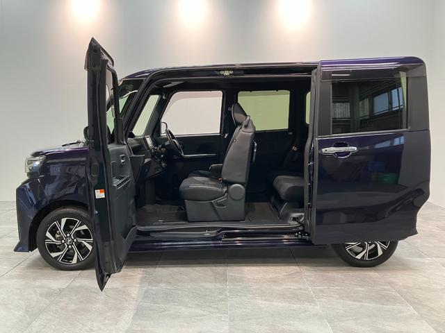 タントカスタムX IDLEレス フルセグナビ バックカメラ衝突被害軽減ブレーキ コーナーセンサー フルセグナビ Bluetooth DVD再生 USB バックカメラ ETC 両側電動スライドドア 前席シートヒーター LED スマートキー オートエアコン(滋賀県)の中古車