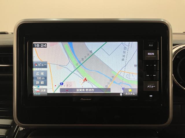 スペーシアカスタムハイブリッドＧＳ　フルセグナビ　シートヒーター　ＬＥＤ衝突被害軽減ブレーキ　フルセグナビ　ＤＶＤ　Ｂｌｕｅｔｏｏｔｈ　ＵＳＢ　ＥＴＣ　運転席シートヒーター　オートエアコン　ＬＥＤヘッドライト　左側電動スライドドア　電動格納式ミラー　タイヤ４本新品交換済み（滋賀県）の中古車