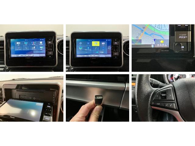スペーシアカスタムハイブリッドＧＳ　フルセグナビ　シートヒーター　ＬＥＤ衝突被害軽減ブレーキ　フルセグナビ　ＤＶＤ　Ｂｌｕｅｔｏｏｔｈ　ＵＳＢ　ＥＴＣ　運転席シートヒーター　オートエアコン　ＬＥＤヘッドライト　左側電動スライドドア　電動格納式ミラー　タイヤ４本新品交換済み（滋賀県）の中古車