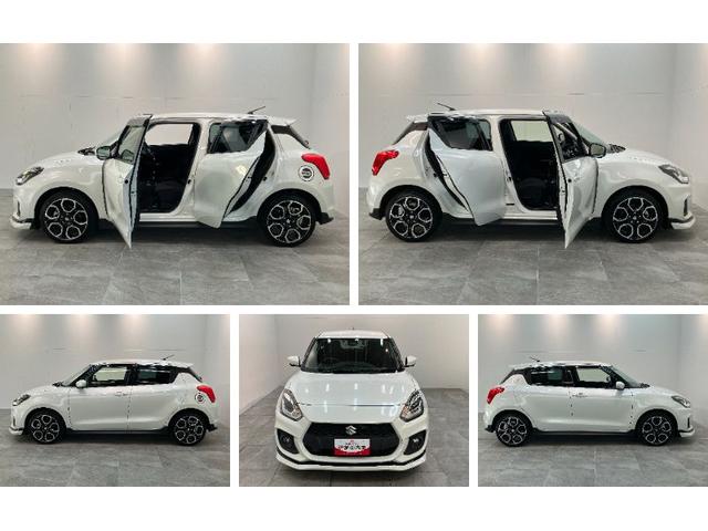 スイフトスポーツベースグレード　ターボ　６ＭＴ　８型ナビ　パノラマカメラ衝突被害軽減ブレーキ　６ＭＴ車　８型フルセグナビ　パノラマカメラ　ＤＶＤ　Ｂｌｕｅｔｏｏｔｈ　ＵＳＢ　ＥＴＣ２．０　前後ドラレコ　レーダ−クルーズコントロール　シートヒーター　コーナーセンサー　ＬＥＤ（滋賀県）の中古車