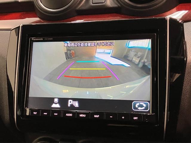 スイフトスポーツベースグレード　ターボ　６ＭＴ　８型ナビ　パノラマカメラ衝突被害軽減ブレーキ　６ＭＴ車　８型フルセグナビ　パノラマカメラ　ＤＶＤ　Ｂｌｕｅｔｏｏｔｈ　ＵＳＢ　ＥＴＣ２．０　前後ドラレコ　レーダ−クルーズコントロール　シートヒーター　コーナーセンサー　ＬＥＤ（滋賀県）の中古車