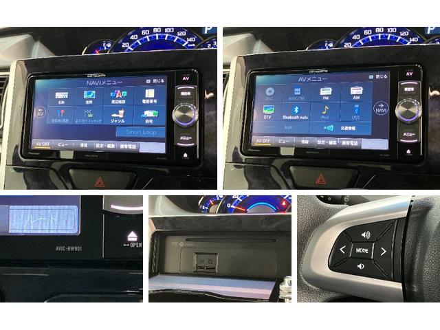 タントカスタムＸトップエディションＳＡ３　フルセグナビ　Ｂカメラ衝突被害軽減ブレーキ　フルセグナビ　Ｂｌｕｅｔｏｏｔｈ　ＤＶＤ再生　バックカメラ　ＥＴＣ　左側電動スライドドア　運転席シートヒーター　ＬＥＤ　オートライト　オートエアコン　スマートキー　エコアイドル（滋賀県）の中古車