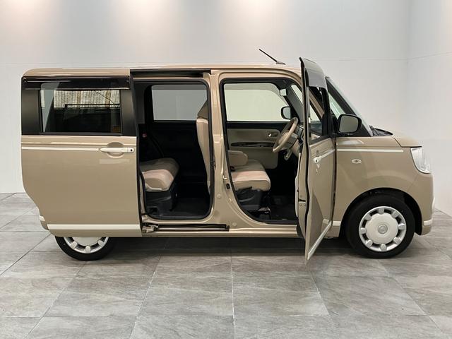 ムーヴキャンバスGホワイトアクセントVS SA3 ドラレコ パノラマカメラ衝突被害軽減ブレーキ ディスプレイオーディオ Bluetooth USB DVD 前後ドラレコ パノラマカメラ 両側電動スライドドア シートヒーター LED オートライト オートエアコン スマートキー(滋賀県)の中古車