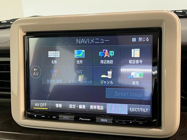 アルトラパンモード 8型ナビ バックカメラ ドラレコ 前席シートヒーター衝突被害軽減ブレーキ 8型フルセグナビ バックカメラ DVD Bluetooth USB ドラレコ 前席シートヒーター オートエアコン オートライト スマートキー タイヤ4本新品交換済み(滋賀県)の中古車