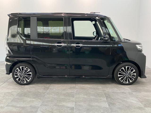 タントカスタムＲＳ　フルセグナビ　バックカメラ　両側パワスラ衝突被害軽減ブレーキ　コーナーセンサー　ターボ　フルセグナビ　Ｂｌｕｅｔｏｏｔｈ　ＤＶＤ再生　ＵＳＢ　バックカメラ　両側電動スライドドア　前席シートヒーター　ＬＥＤ　スマートキー　エコアイドル（滋賀県）の中古車