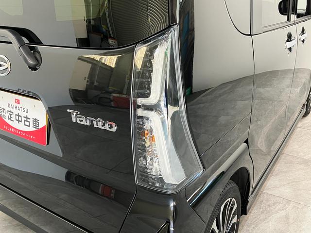 タントカスタムＲＳ　フルセグナビ　バックカメラ　両側パワスラ衝突被害軽減ブレーキ　コーナーセンサー　ターボ　フルセグナビ　Ｂｌｕｅｔｏｏｔｈ　ＤＶＤ再生　ＵＳＢ　バックカメラ　両側電動スライドドア　前席シートヒーター　ＬＥＤ　スマートキー　エコアイドル（滋賀県）の中古車