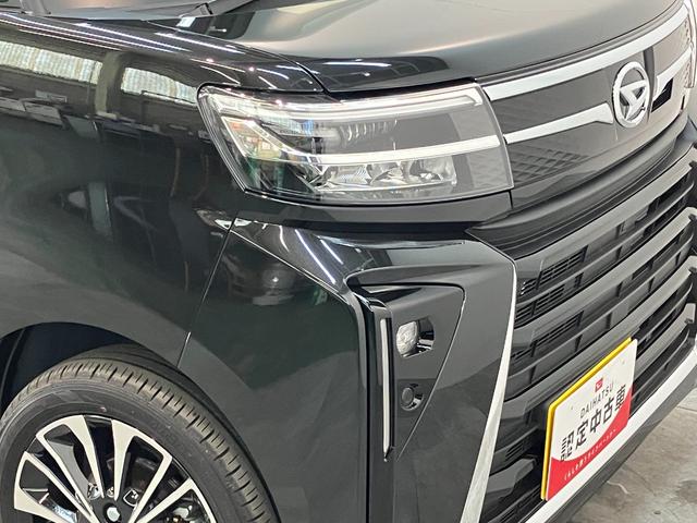 タントカスタムＲＳ　フルセグナビ　バックカメラ　両側パワスラ衝突被害軽減ブレーキ　コーナーセンサー　ターボ　フルセグナビ　Ｂｌｕｅｔｏｏｔｈ　ＤＶＤ再生　ＵＳＢ　バックカメラ　両側電動スライドドア　前席シートヒーター　ＬＥＤ　スマートキー　エコアイドル（滋賀県）の中古車