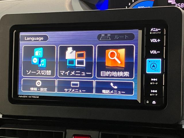 タントカスタムＲＳ　フルセグナビ　バックカメラ　両側パワスラ衝突被害軽減ブレーキ　コーナーセンサー　ターボ　フルセグナビ　Ｂｌｕｅｔｏｏｔｈ　ＤＶＤ再生　ＵＳＢ　バックカメラ　両側電動スライドドア　前席シートヒーター　ＬＥＤ　スマートキー　エコアイドル（滋賀県）の中古車