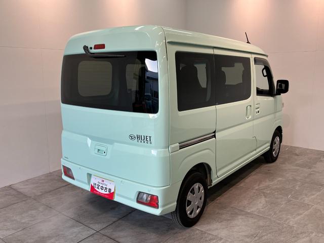 ハイゼットカーゴクルーズ　４ＷＤ　ＣＶＴ車　コーナーセンサー　スマートキー衝突被害軽減ブレーキ　スマアシ　コーナーセンサー　スマートキー　前席パワーウインドウ　ＣＤステレオ　ＥＴＣ　両側スライドドア　パートタイム４ＷＤ　ＬＥＤヘッドライト　オートライト　電動格納式ミラー（滋賀県）の中古車
