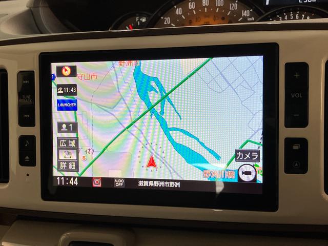 ムーヴキャンバスGメイクアップVS SA3 8型ナビ Pカメラ 前後ドラレコ衝突被害軽減ブレーキ 8型フルセグナビ パノラマ DVD再生 Bluetooth USB 前後ドラレコ 両側電動スライドドア LEDヘッドライト シートヒーター オートエアコン タイヤ4本新品交換済み(滋賀県)の中古車