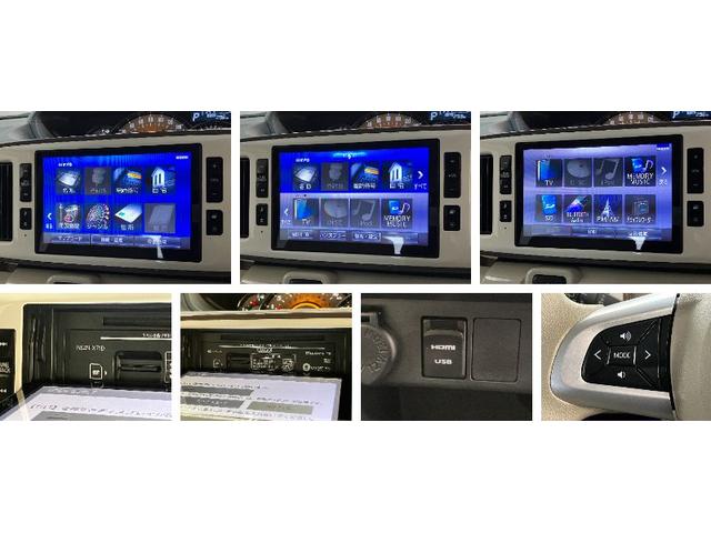 ムーヴキャンバスGメイクアップVS SA3 8型ナビ Pカメラ 前後ドラレコ衝突被害軽減ブレーキ 8型フルセグナビ パノラマ DVD再生 Bluetooth USB 前後ドラレコ 両側電動スライドドア LEDヘッドライト シートヒーター オートエアコン タイヤ4本新品交換済み(滋賀県)の中古車