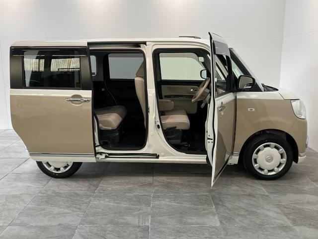 ムーヴキャンバスGメイクアップVS SA3 8型ナビ Pカメラ 前後ドラレコ衝突被害軽減ブレーキ 8型フルセグナビ パノラマ DVD再生 Bluetooth USB 前後ドラレコ 両側電動スライドドア LEDヘッドライト シートヒーター オートエアコン タイヤ4本新品交換済み(滋賀県)の中古車