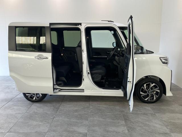 タントカスタムＸ　９型ディスプレイオーディオ　バックカメラ衝突被害軽減ブレーキ　コーナーセンサー　９型ディスプレイオーディオ　フルセグ　Ｂｌｕｅｔｏｏｔｈ　ＵＳＢ　バックカメラ　両側電動スライドドア　前席シートヒーター　ＬＥＤ　スマートキー　エコアイドル（滋賀県）の中古車