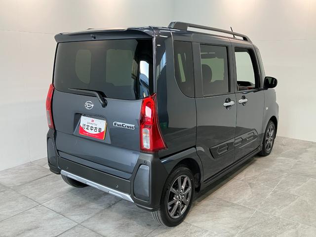 タントファンクロス　９型ディスプレイオーディオ　バックカメラ衝突被害軽減ブレーキ　コーナーセンサー　９型ディスプレイオーディオ　フルセグ　Ｂｌｕｅｔｏｏｔｈ　ＵＳＢ　バックカメラ　両側電動スライドドア　前席シートヒーター　ＬＥＤ　スマートキー　エコアイドル（滋賀県）の中古車