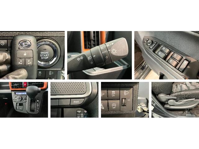 タントファンクロス　９型ディスプレイオーディオ　バックカメラ衝突被害軽減ブレーキ　コーナーセンサー　９型ディスプレイオーディオ　フルセグ　Ｂｌｕｅｔｏｏｔｈ　ＵＳＢ　バックカメラ　両側電動スライドドア　前席シートヒーター　ＬＥＤ　スマートキー　エコアイドル（滋賀県）の中古車